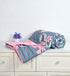 Rose 180 GSM Reversible AC Comforter for Double Bed by Florida (Dark Blue)